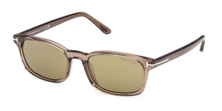 Tom Ford MILES-02 FT1300 unisex Brown Rectangle Sunglasses