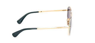 Max Mara Miller 4 Mm0143 Unisex Gold Geometric Sunglasses