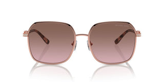 Michael Kors Mk 1145b Cadiz Women Rose Gold Squared Sunglasses