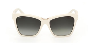 Max Mara MM0089 unisex White Rectangle Sunglasses