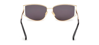 Max Mara Mm0141 Unisex Gold Cat Eye Sunglasses