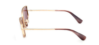 Max Mara MM0141 unisex Gold Cat Eye Sunglasses
