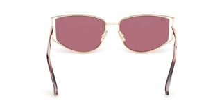 Max Mara MM0141 unisex Gold Cat Eye Sunglasses