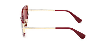 Max Mara Mm0141 Unisex Gold Cat Eye Sunglasses