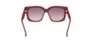 Max Mara Mm0145 Unisex Red Squared Sunglasses