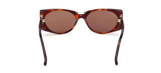 Max Mara Mm0160 Unisex Havana Cat Eye Sunglasses