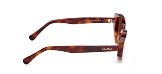 Max Mara Mm0161 Women Havana Cat Eye Sunglasses