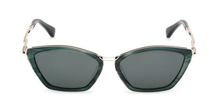 Max Mara MM0162 unisex Green Cat Eye Sunglasses
