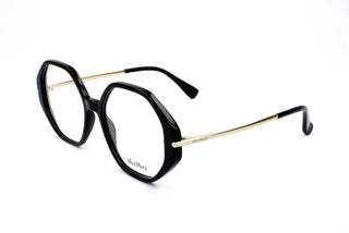 Max Mara Mm5005 Women Black Geometric Eyeglasses