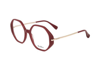 Max Mara Mm5005 Women Red Geometric Eyeglasses