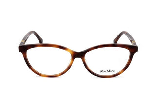 Max Mara Mm5014 Women Havana Geometric Eyeglasses