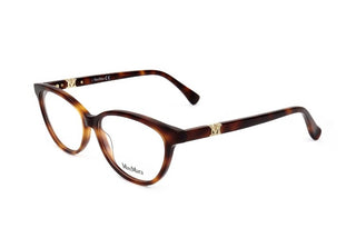 Max Mara Mm5014 Women Havana Geometric Eyeglasses