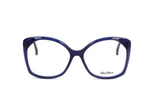 Max Mara Mm5029 Unisex Blue Geometric Eyeglasses