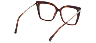 Max Mara Mm5144 Unisex Havana Butterfly Eyeglasses