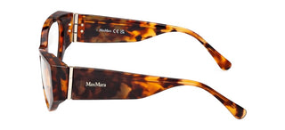 Max Mara Mm5174 Unisex Havana Cat Eye Eyeglasses