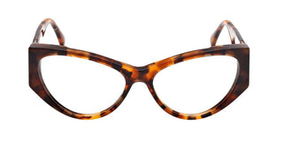 Max Mara Mm5174 Unisex Havana Cat Eye Eyeglasses