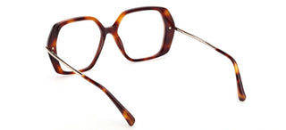 Max Mara Mm5175 Unisex Havana Geometric Eyeglasses