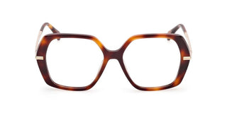 Max Mara Mm5175 Unisex Havana Geometric Eyeglasses