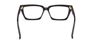 Max Mara Mm5180 Unisex Black Rectangle Eyeglasses