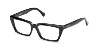 Max Mara Mm5180 Unisex Black Rectangle Eyeglasses