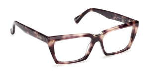 Max Mara Mm5180 Unisex Havana Rectangle Eyeglasses