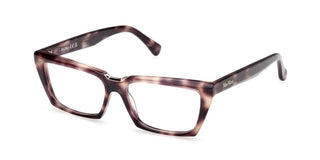 Max Mara Mm5180 Unisex Havana Rectangle Eyeglasses