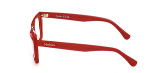 Max Mara MM5180 unisex Red Rectangle Eyeglasses
