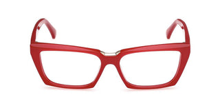 Max Mara MM5180 unisex Red Rectangle Eyeglasses