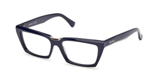 Max Mara Mm5180 Unisex Blue Rectangle Eyeglasses