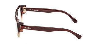 Max Mara MM5182 unisex Brown Geometric Eyeglasses