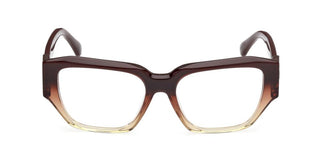 Max Mara MM5182 unisex Brown Geometric Eyeglasses