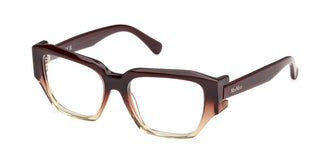 Max Mara MM5182 unisex Brown Geometric Eyeglasses