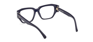Max Mara Mm5182 Unisex Blue Geometric Eyeglasses