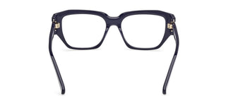 Max Mara Mm5182 Unisex Blue Geometric Eyeglasses