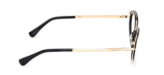 Max Mara Mm5185 Unisex Black Cat Eye Eyeglasses