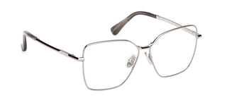 Max Mara Mm5187 Unisex Silver Squared Eyeglasses