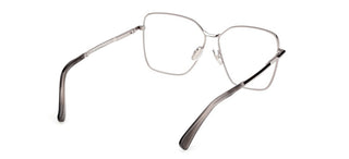 Max Mara Mm5187 Unisex Silver Squared Eyeglasses