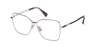 Max Mara Mm5187 Unisex Silver Squared Eyeglasses
