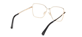 Max Mara Mm5187 Unisex Gold Squared Eyeglasses
