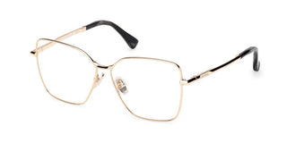 Max Mara Mm5187 Unisex Gold Squared Eyeglasses