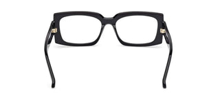 Max Mara Mm5189 Unisex Black Rectangle Eyeglasses