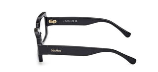 Max Mara Mm5189 Unisex Black Rectangle Eyeglasses
