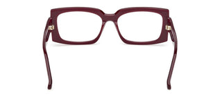 Max Mara Mm5189 Unisex Red Rectangle Eyeglasses