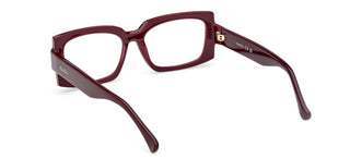 Max Mara Mm5189 Unisex Red Rectangle Eyeglasses