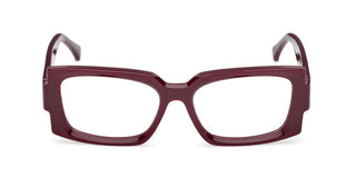 Max Mara Mm5189 Unisex Red Rectangle Eyeglasses