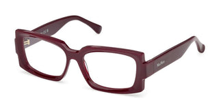 Max Mara Mm5189 Unisex Red Rectangle Eyeglasses
