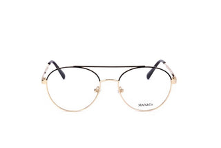 Max&co. Mo5005 Women Gold Round Eyeglasses