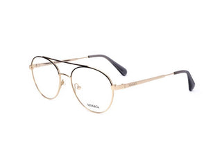 Max&co. Mo5005 Women Gold Round Eyeglasses
