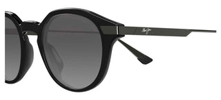 Maui Jim Momi Mj0622s Unisex Black Round Sunglasses
