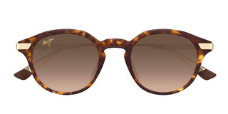 Maui Jim Momi Mj0622s Unisex Havana Round Sunglasses